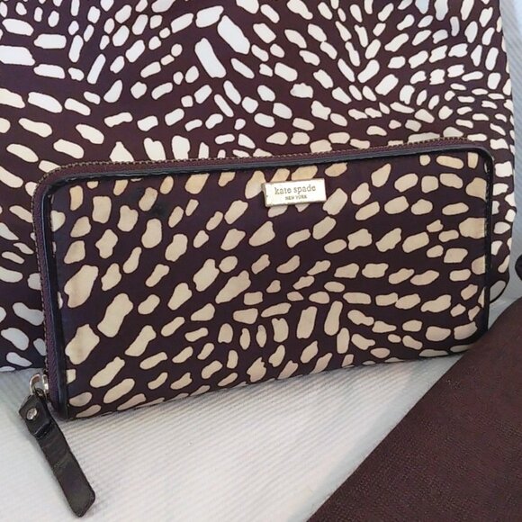 Kate Spade Lindenwood Safari Tote & Wallet Bundle EUC - Picture 11 of 15